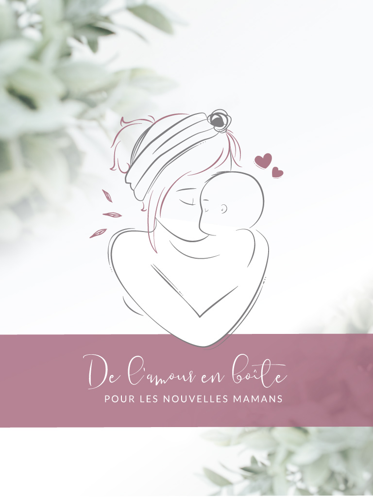 Banniere mobile de l'amour en boîte